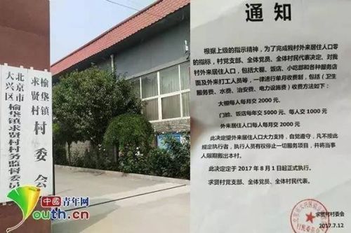 大兴外来人口收费_大兴机场