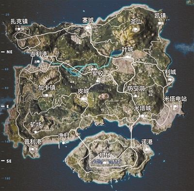 吃鸡游戏地图原型是厦门?