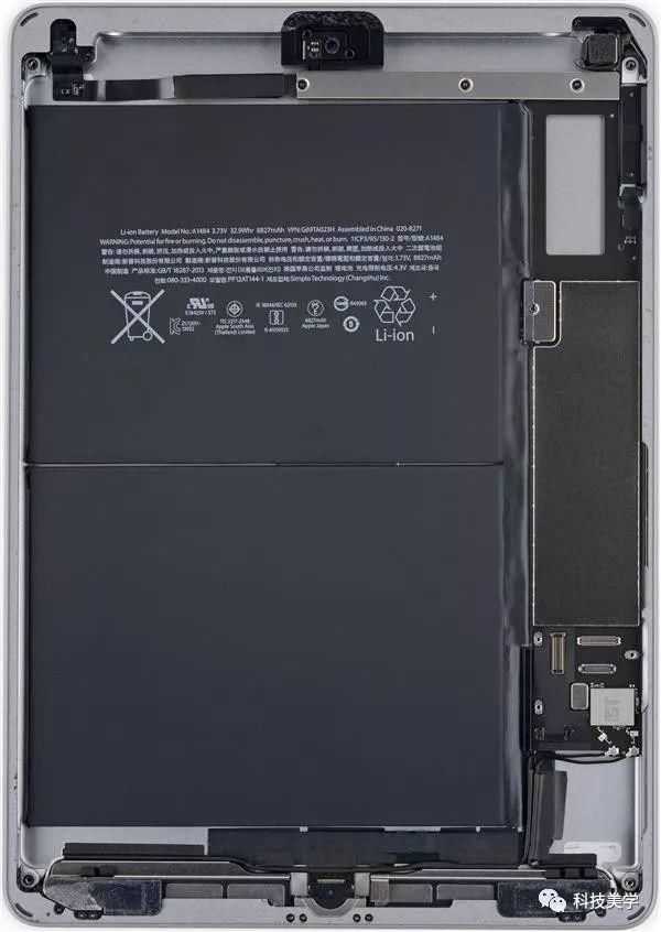 ipad 2018为什么这么便宜,看这张拆解图就明白了