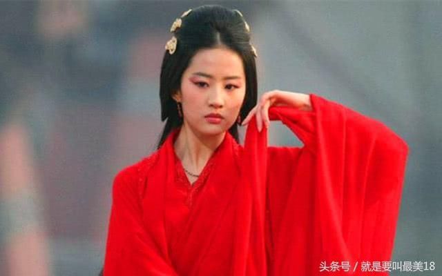 十个红色着装古装美人,赵丽颖、迪丽热巴上榜