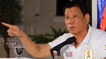 杜特尔特放话：若有政客下令杀对手 我亲自扇他们