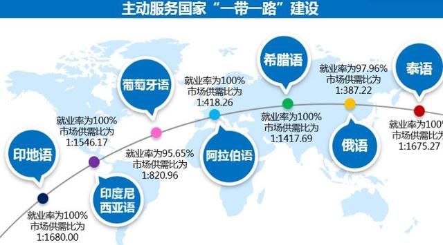 上海外国语大学2017就业质量报告:小语种专业