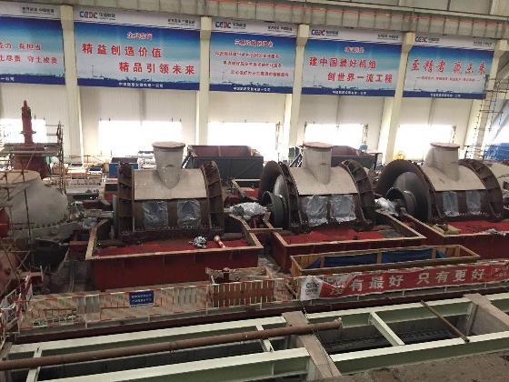 华润曹妃甸百万火电工程3号机汽机扣盖一次成