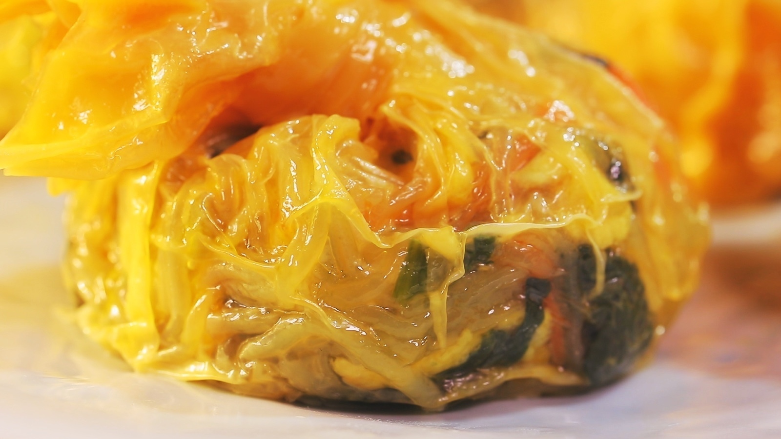 《养生厨房》今日菜谱“腐皮包子”