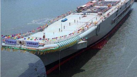 印度首艘国产航母将于2021年交付海军 预计2023年开始服役