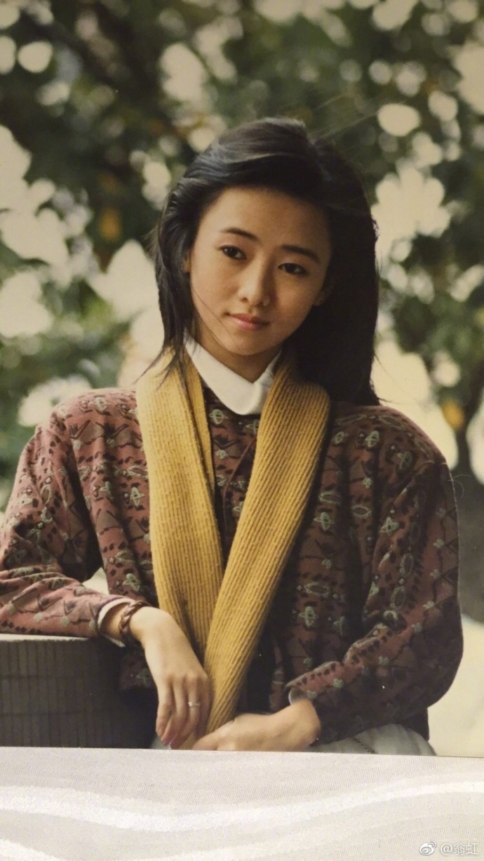 没有ps才是真美人!少女时期的翁虹这么惊艳