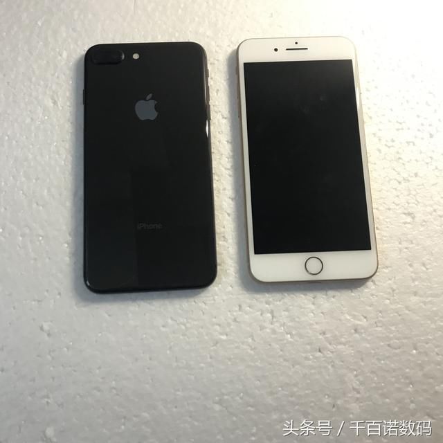 苹果iphone 8Plus黑跟金色实拍A11处理器3G运