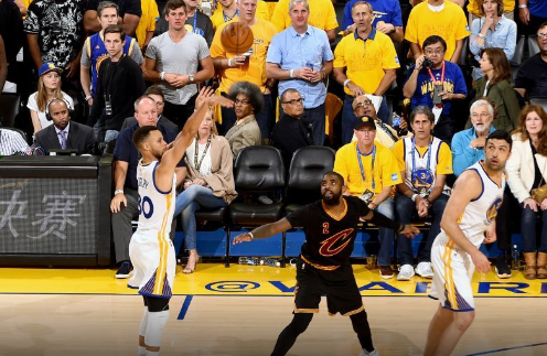 2017nba总决赛录像 勇士第二场胜投进18记三