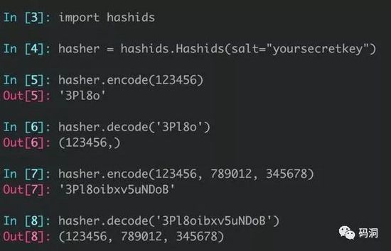 有趣的 Python 开源库之 Hashids