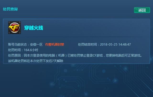 CF现在不封号改封电脑了?网友:第一次见到这