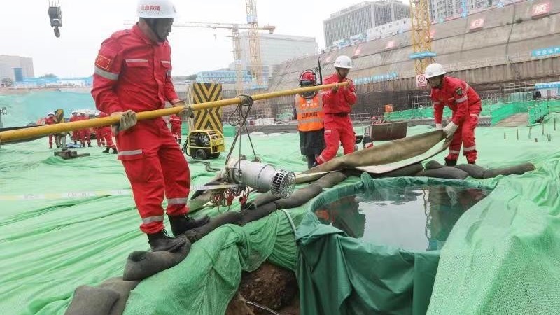 防汛保安全 西城区举行建筑工地防汛抢险应急演练 防汛保安全 西城区举行建筑工地防汛抢险应急演练