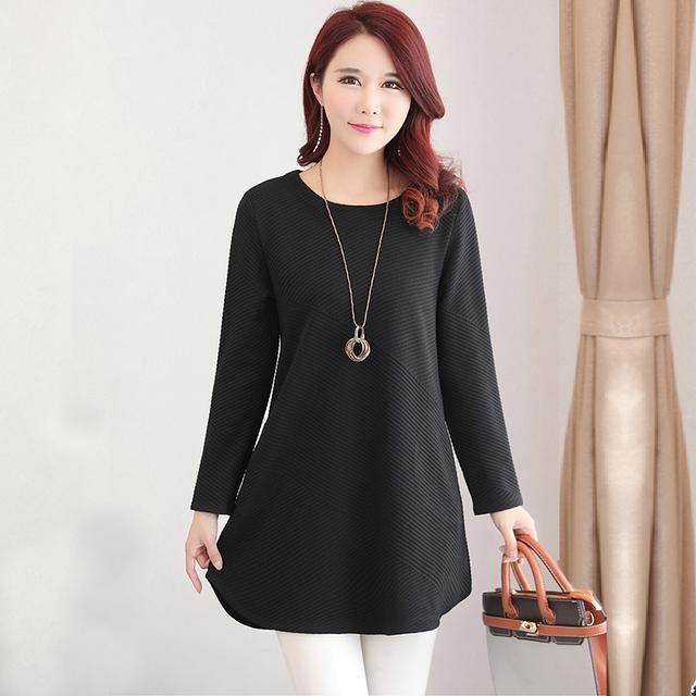 终于找到遮肉大码女装,160斤婆婆清明假期穿出