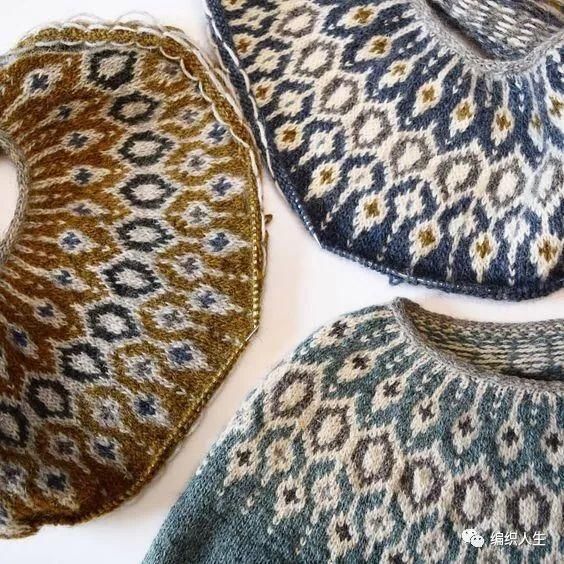 全家都爱穿的圆肩提花毛衣,这么织,比买的还漂