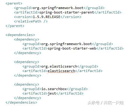 井底之蛙:Spring Boot之通过Jest操作Elasticsearch