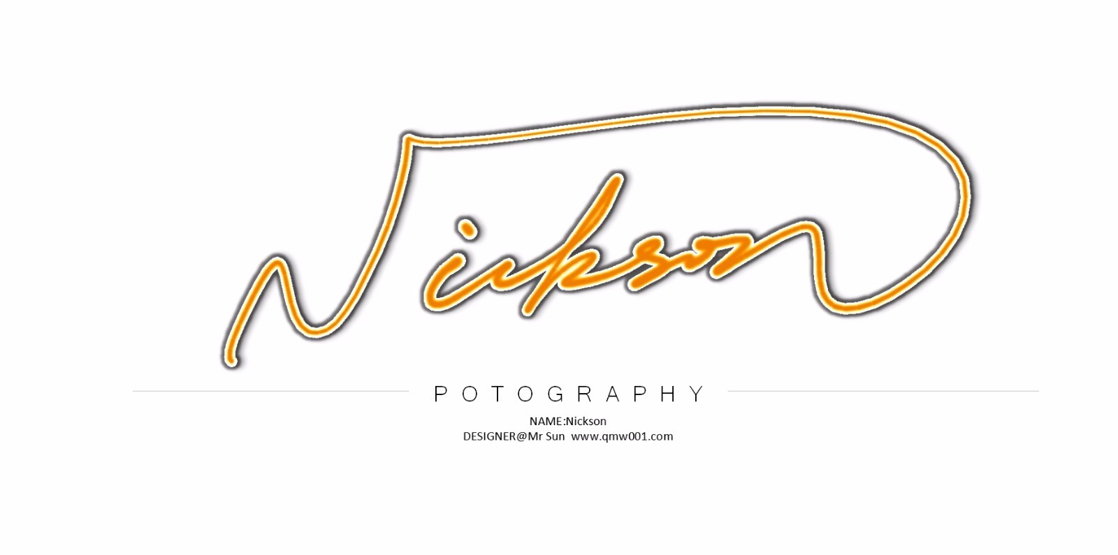 英文签名设计欣赏丨北京时间号-艺术签名设计