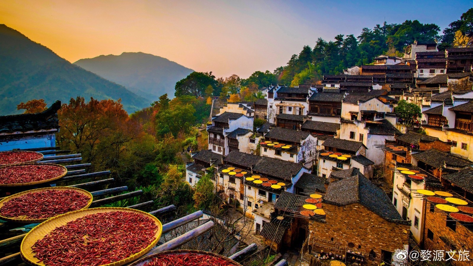 古村落之秋日限定!婺源“晒秋”,拉开全国赏秋序幕 古村落之秋日限定!婺源“晒秋”,拉开全国赏秋序幕