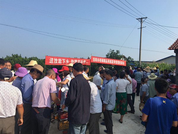 [当阳]人社局送技能下乡助精准扶贫(图)