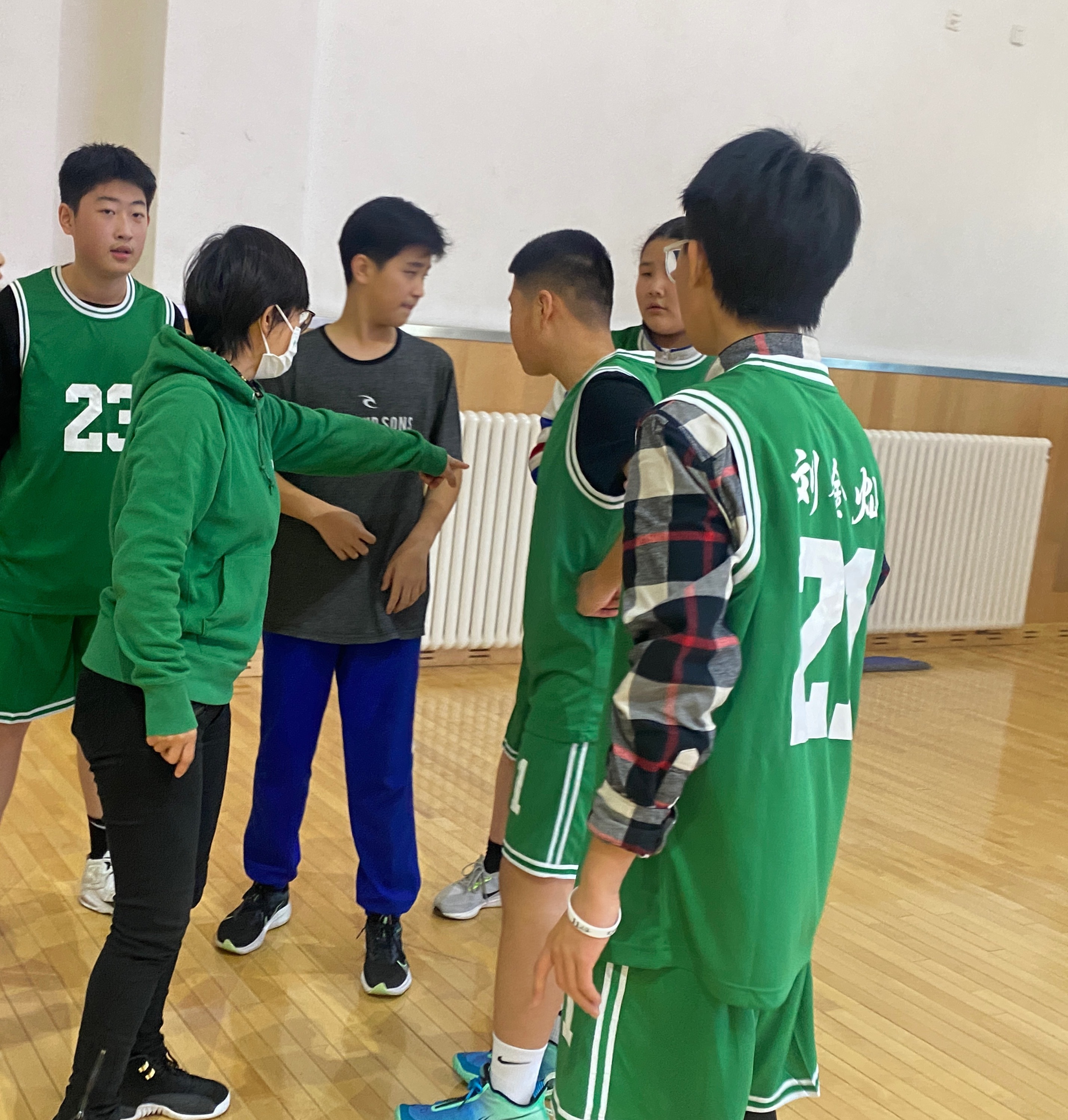 正青春,一起向未来——北京市第十一中学篮球赛