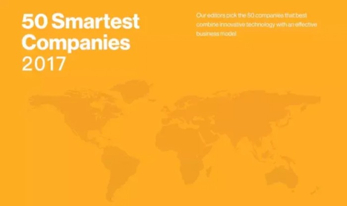 《麻省理工科技评论》发布2017年全球50大最聪明公司:中国上榜9家