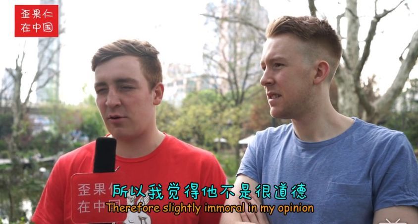 街采外国人:中美贸易战谁会赢?