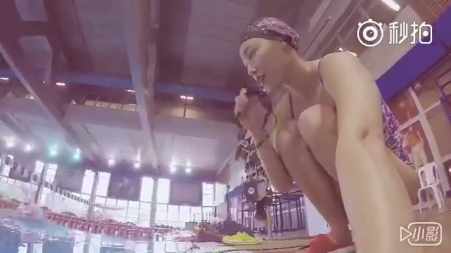 刘湘在巴西直播自己的训练过程（资料图）