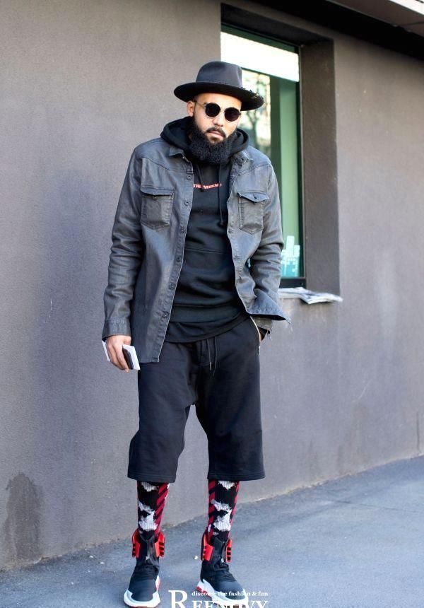 男生长卫衣怎么搭配外套好看,看达人街拍学搭