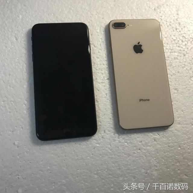 苹果iphone 8Plus黑跟金色实拍A11处理器3G运