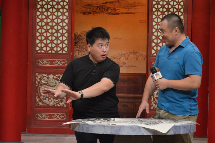 《拍宝》黄永玉和黄苗子合作书画真迹