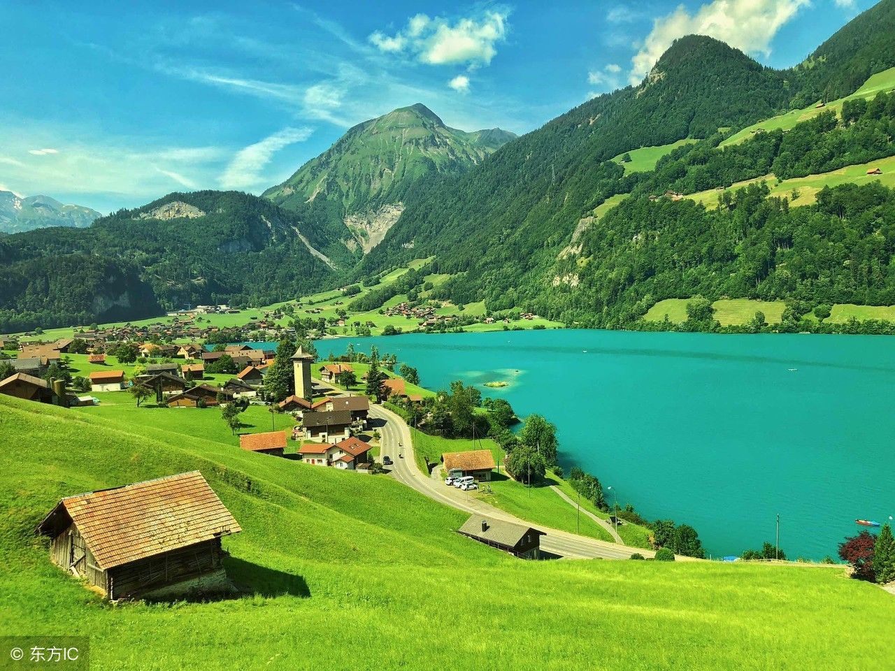 瑞士被誉为欧洲屋脊,这里的风景特别美丽,带