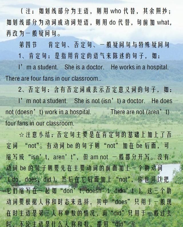 中考宝典:初中英语句型转换方法归类整理,超级