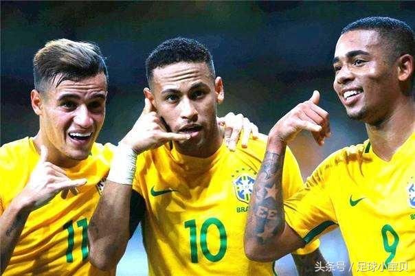 俄罗斯世界杯巴西首发阵容,个个豪门核心,总身