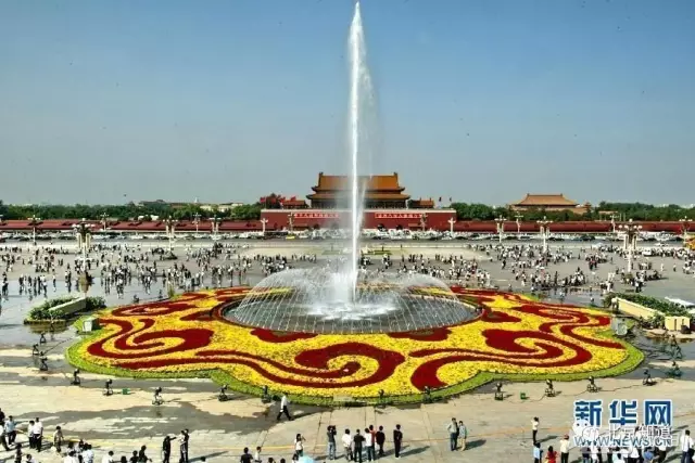 “大花篮”将绚烂登场 十年国庆“花式”花坛大盘点