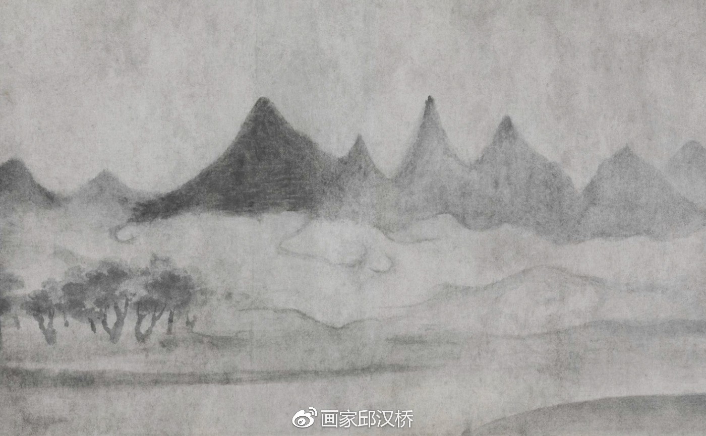 汉桥话画:从米友仁《潇湘奇观图》观米家山水