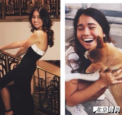 如今21岁的她在哥伦比亚大学进修艺术史，这姑娘在ins里毫无拿腔拿调的做派，po照也一律不修片，非常率性自我。