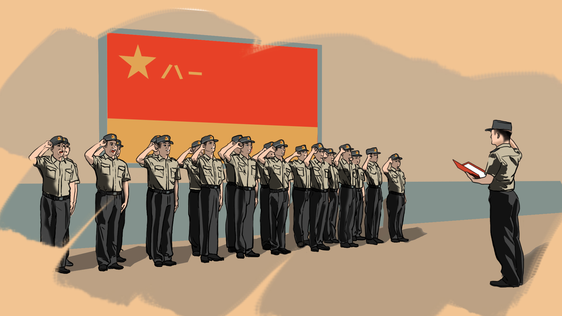 今天,他们这样告别战位……_北京时间
