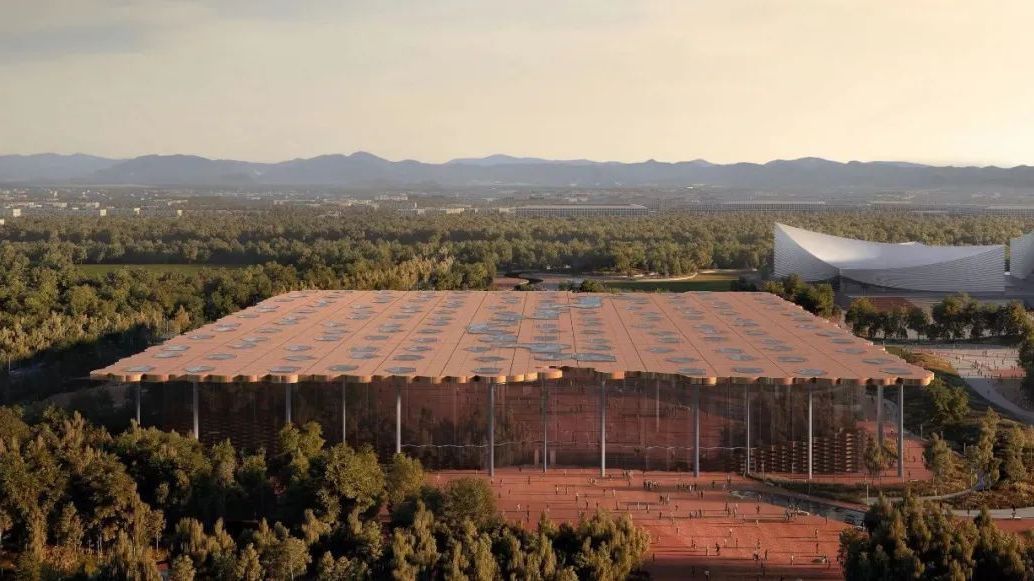 开创世界先例! “透明书苑”玻璃幕墙施工看点多 开创世界先例! “透明书苑”玻璃幕墙施工看点多