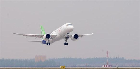 时隔146天C919再次试飞 空域比首飞大一倍