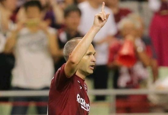 中超队在看吗?伊涅斯塔在日本又进球了,这次是