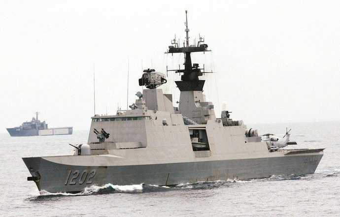 被"点名"的台湾"康定"号护卫舰