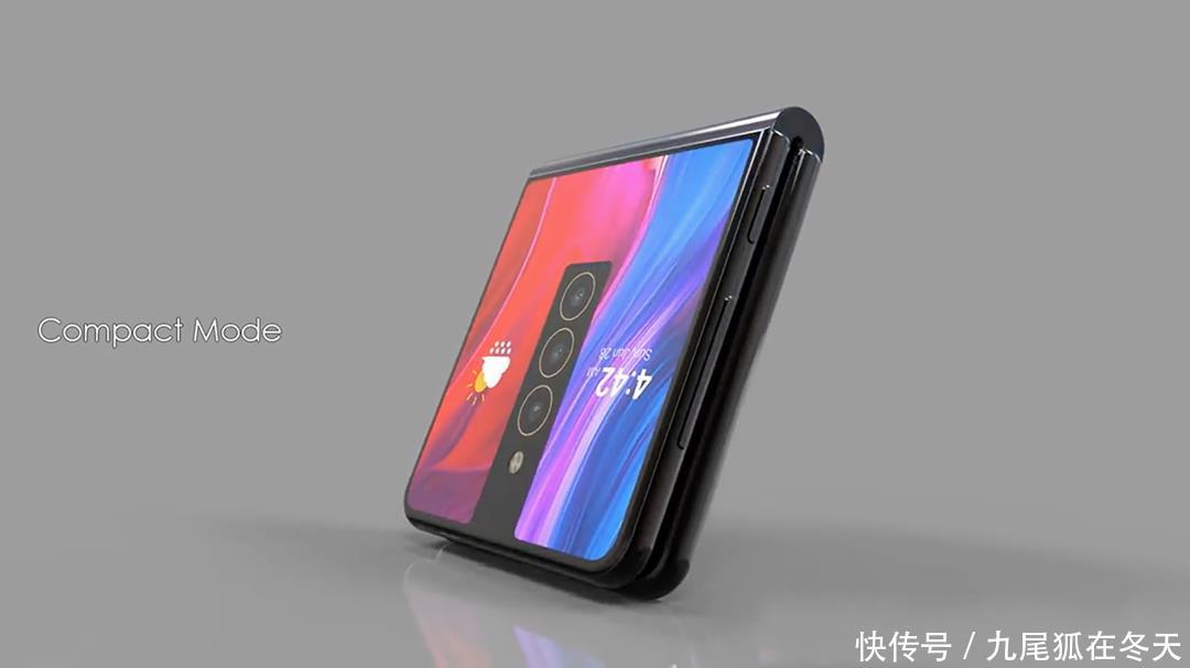 小米Flex概念机曝光可折叠+后置屏幕,比华为便