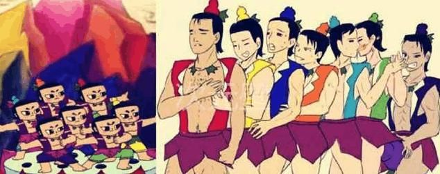 当童年动漫的角色长大后,海尔兄弟好羞耻,最后