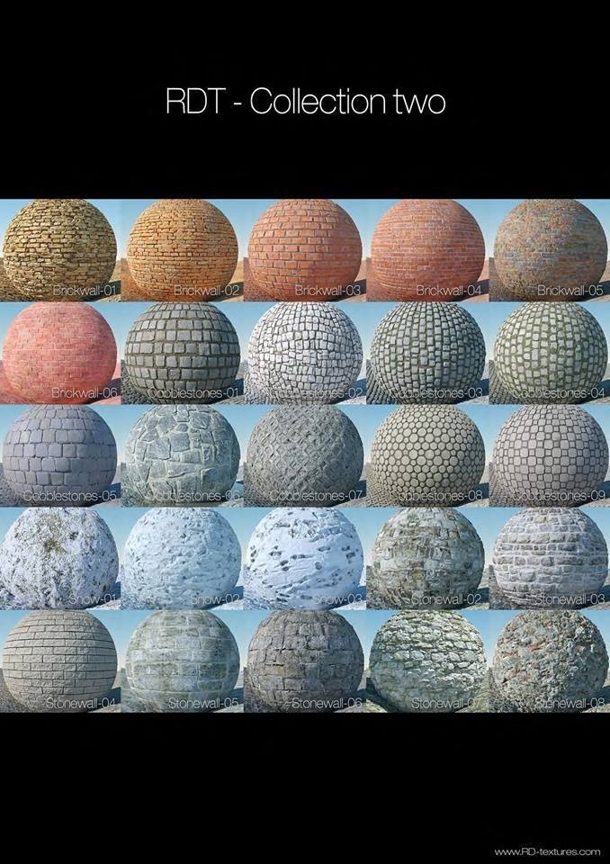 【2套】51张 精品置换贴图