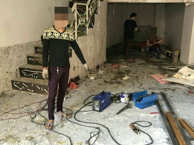 共乐派出所查获一名违规明火作业未成年人