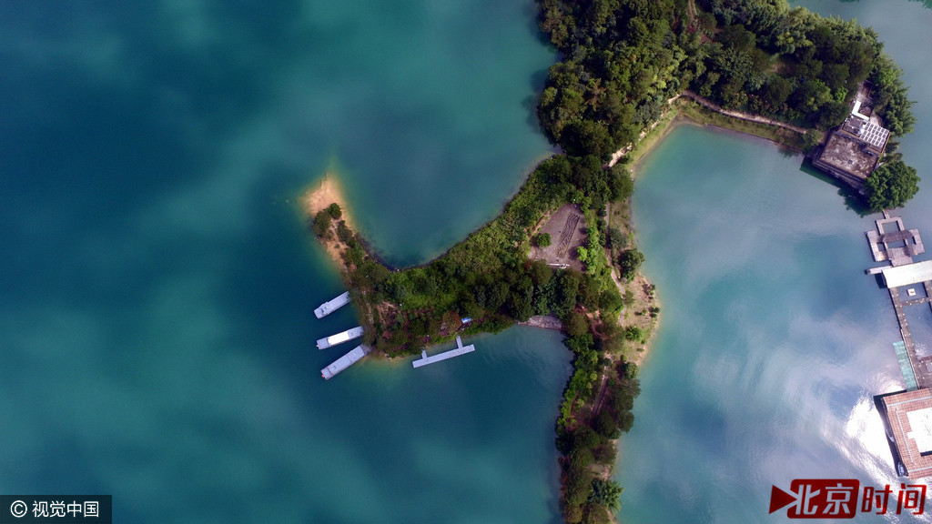 高空中的景致。