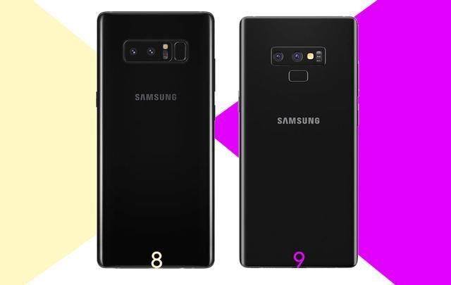 三星Note 9和华为Mate 20和苹果iPhone X新版