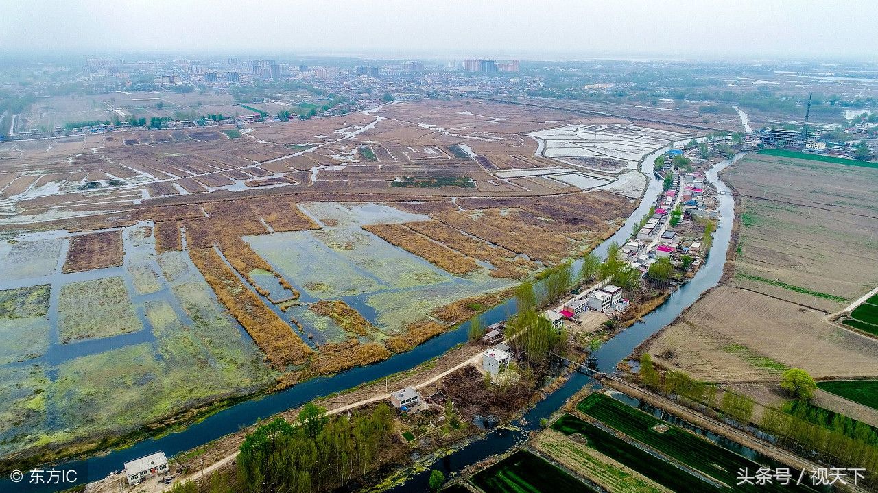 航拍雄安新区:3个县城2000平方公里控制区,生