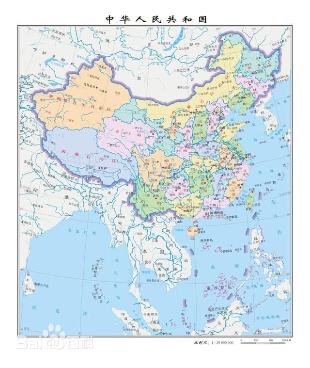 日本和越南眼中的中国地图
