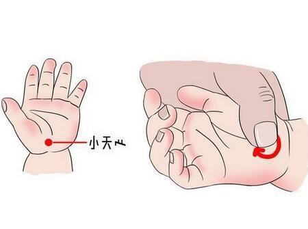 小儿推拿小天心的作用