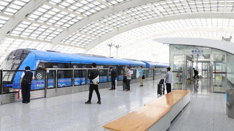 首都机场线T3站乘客候车大厅正式启用 首都机场线T3站乘客候车大厅正式启用