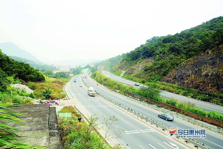 从莞高速惠州段拟年内建成通车 双向六车道